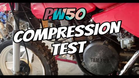 yamaha pw50 compression test|How To Test For Compression (Tested On A Low Compression .